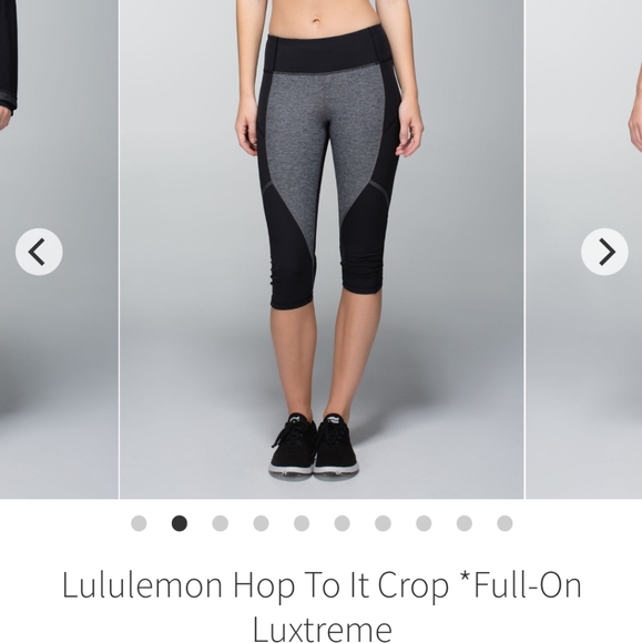 lululemon athletica Pants - Lululemon hop to it crop pants size 6
